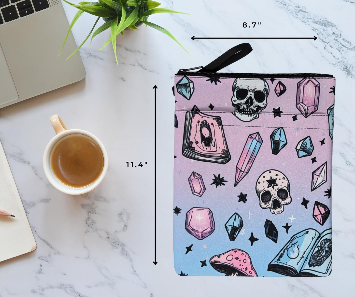 The Enchanted Reader Kit – Witchy Book Sleeve, Stickers, Bookmarks & Reading Accessories Gift Set