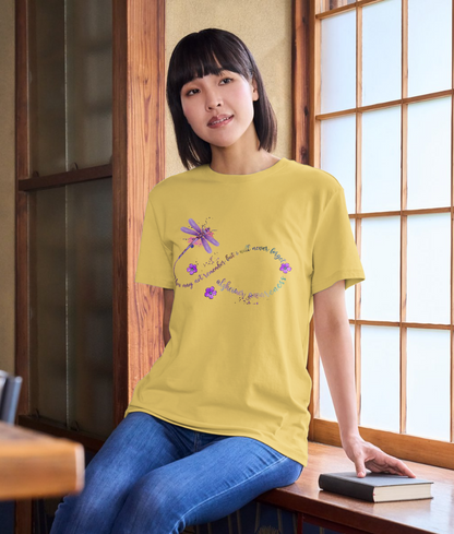 Never Forget Remembrance Tee with Dragonfly– Unisex T-Shirt