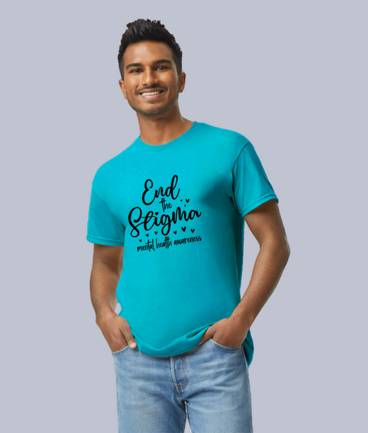 End the Stigma Mental Health Awareness – Unisex T-Shirt