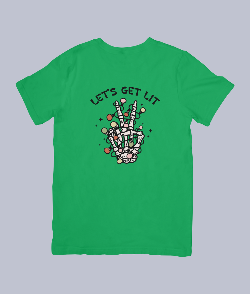 "Let's Get Lit" Christmas Lights | Unisex T-Shirt