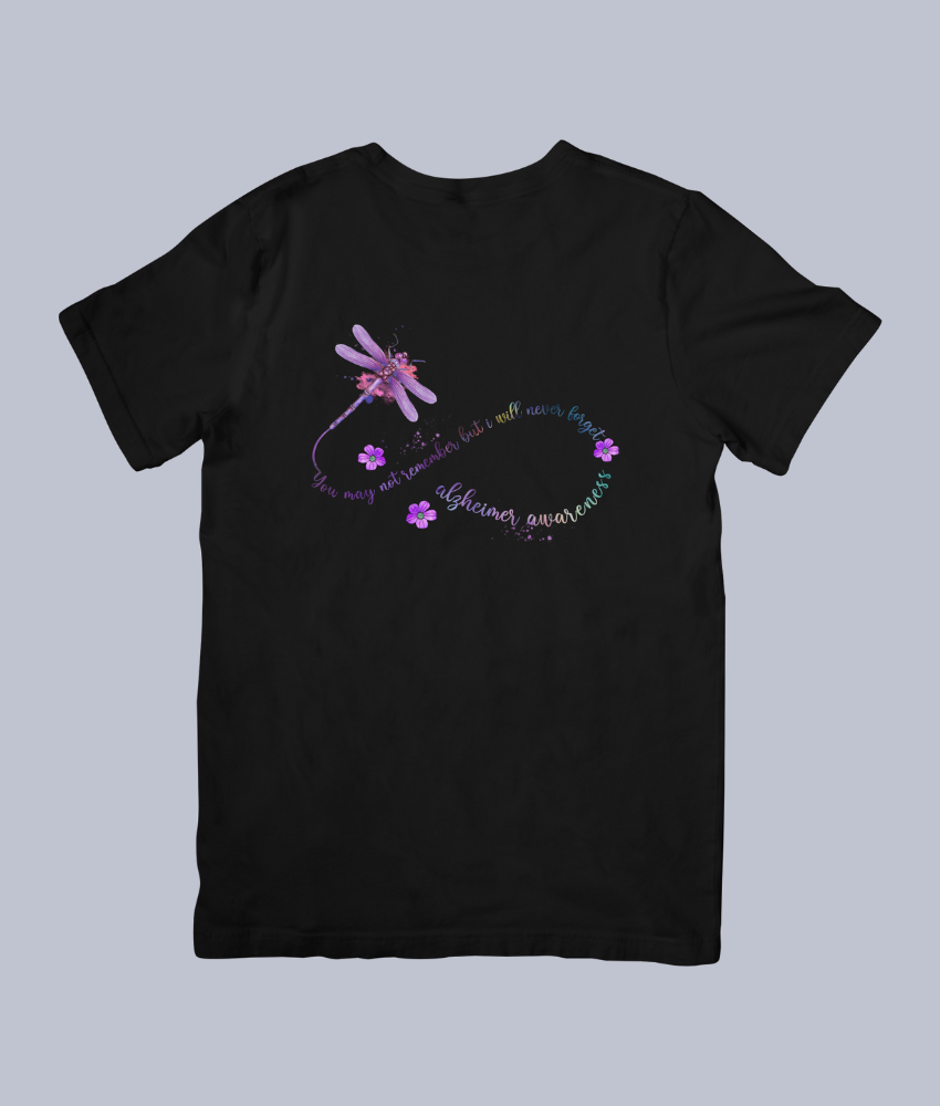 Never Forget Remembrance Tee with Dragonfly– Unisex T-Shirt