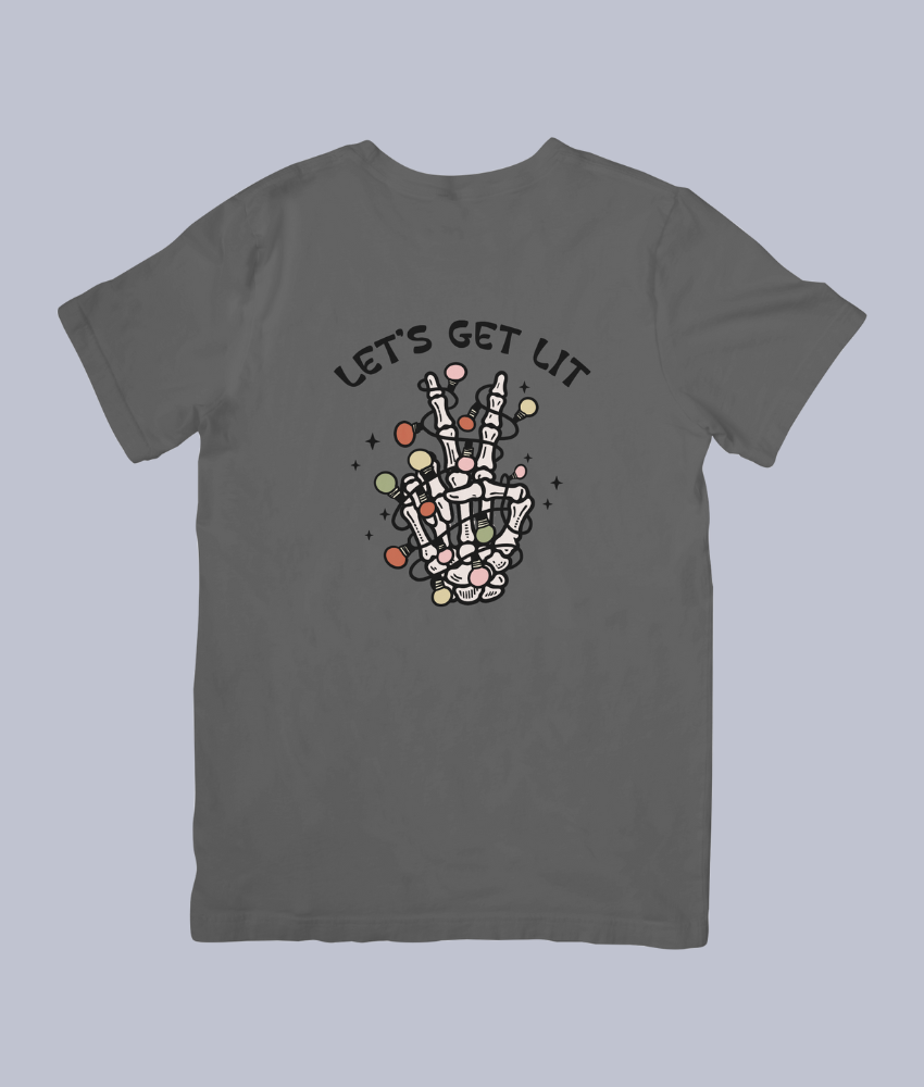 "Let's Get Lit" Christmas Lights | Unisex T-Shirt