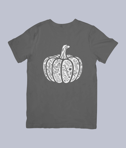 Cozy Words Pumpkin Fall – Unisex T-Shirt