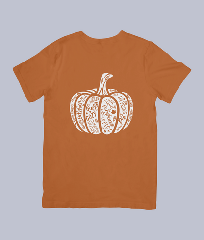 Cozy Words Pumpkin Fall – Unisex T-Shirt