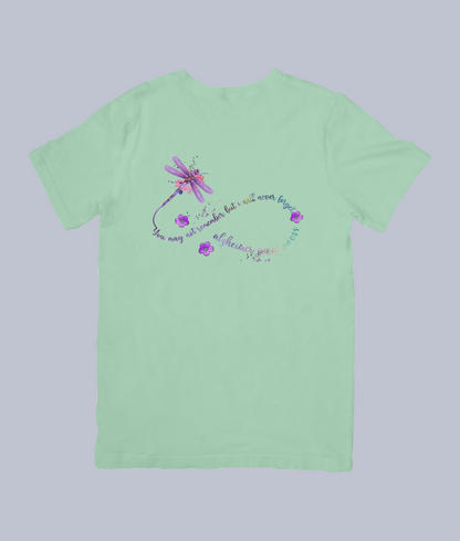 Never Forget Remembrance Tee with Dragonfly– Unisex T-Shirt