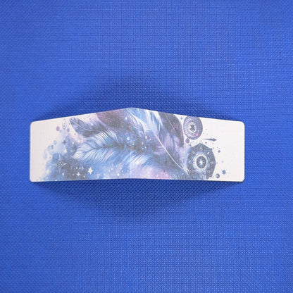 Starlit Feather Magnetic Bookmarks - Dreamcatcher & Cosmic Accents