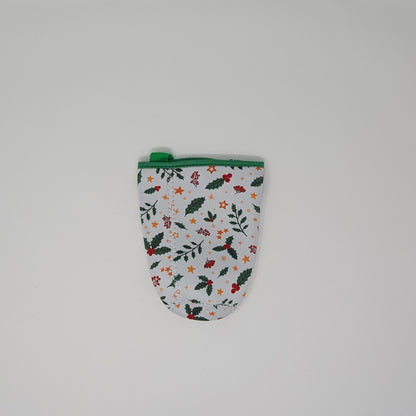 Holly Berry Reusable Insulated Cup Sleeve - Festive Holiday Design