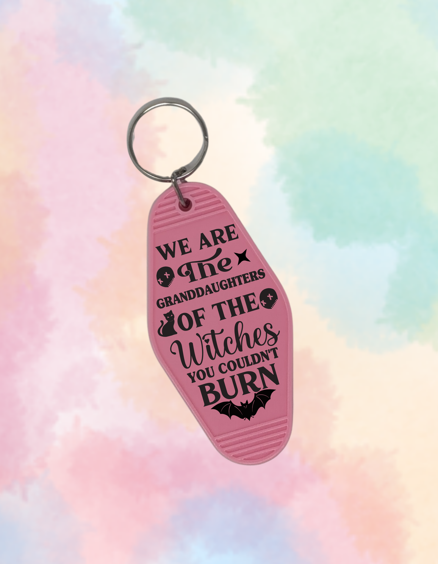 We Are the Granddaughters of the Witches You Couldn't Burn - Retro Keychain