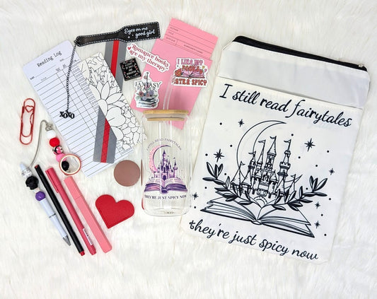 Spicy Fairytale Book Sleeve with Zipper