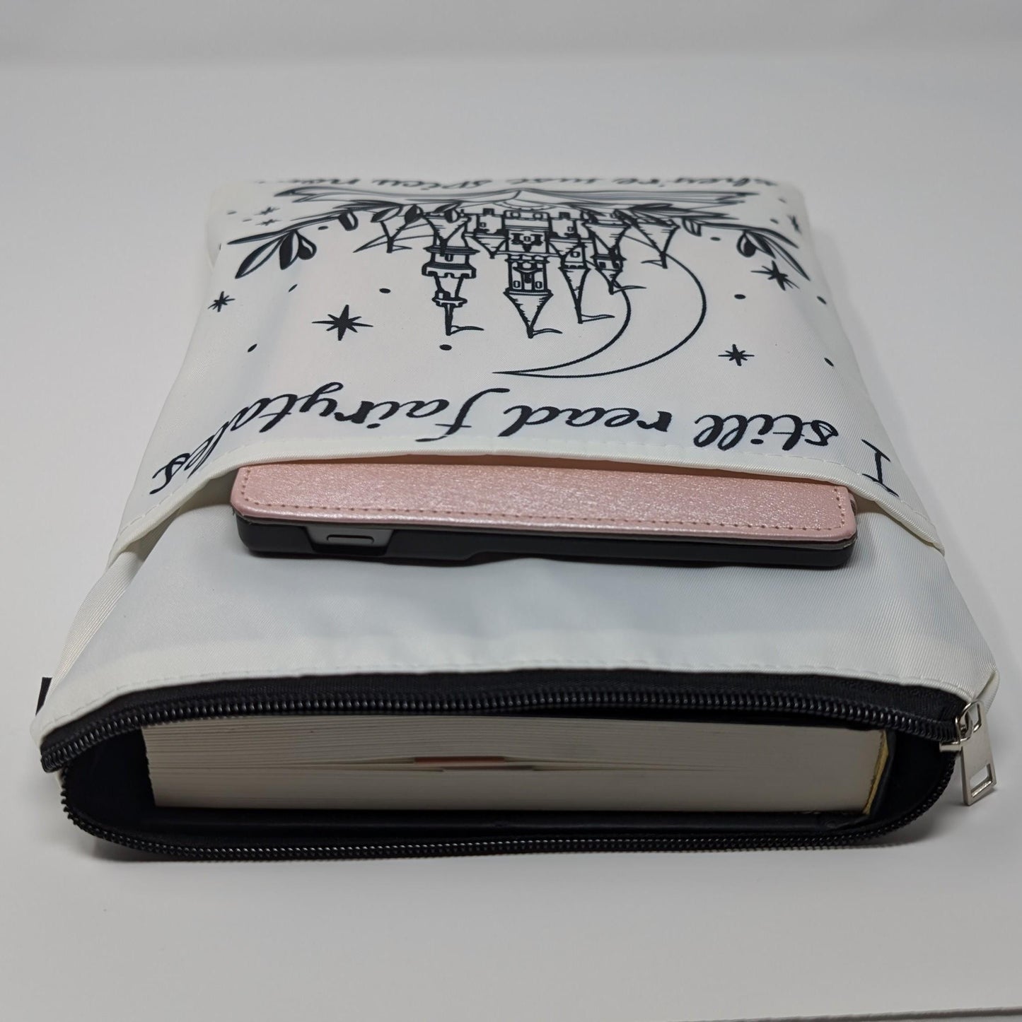 Spicy Fairytale Book Sleeve with Zipper: Padded Bookish Pouch