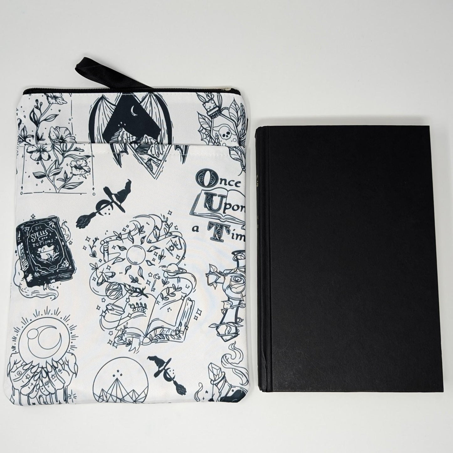 Magical Book Sleeve: Padded Kindle Cover with Zipper - Fairy Tale Reader Gift