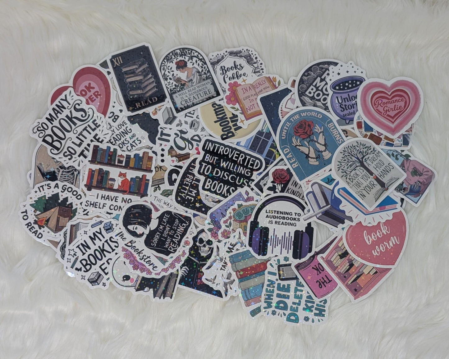 Mystery Bookish Sticker Pack: Fourth Wing, Witchy, Dark Romance Themes
