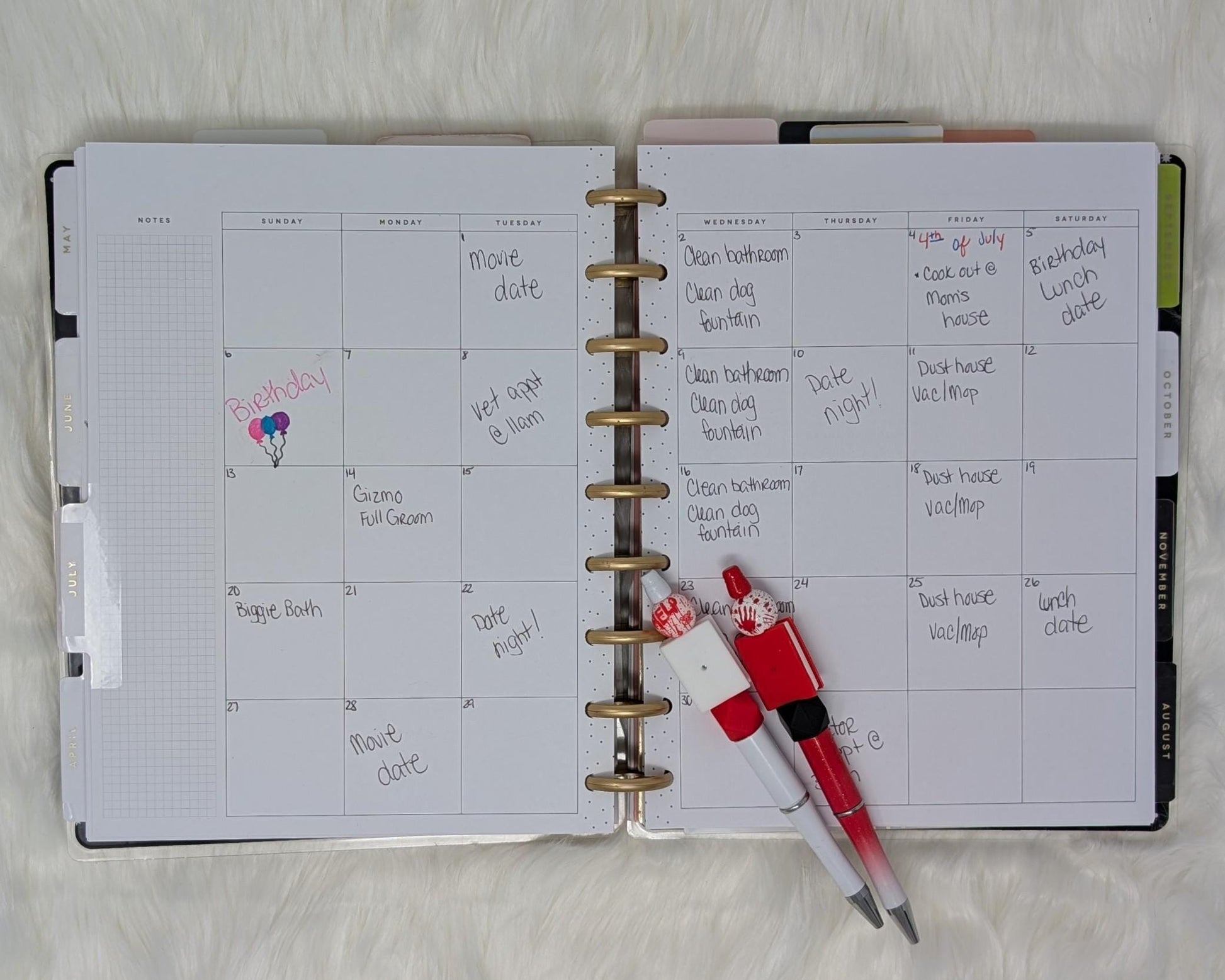 Handmade Beaded Pens: Decorative Ballpoint Pens for Planners & Journals