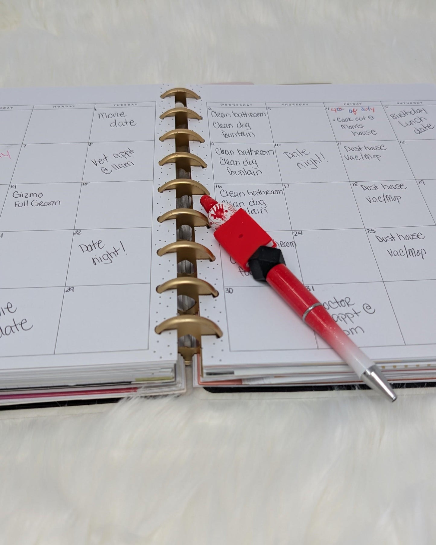 Handmade Beaded Pens: Decorative Ballpoint Pens for Planners & Journals