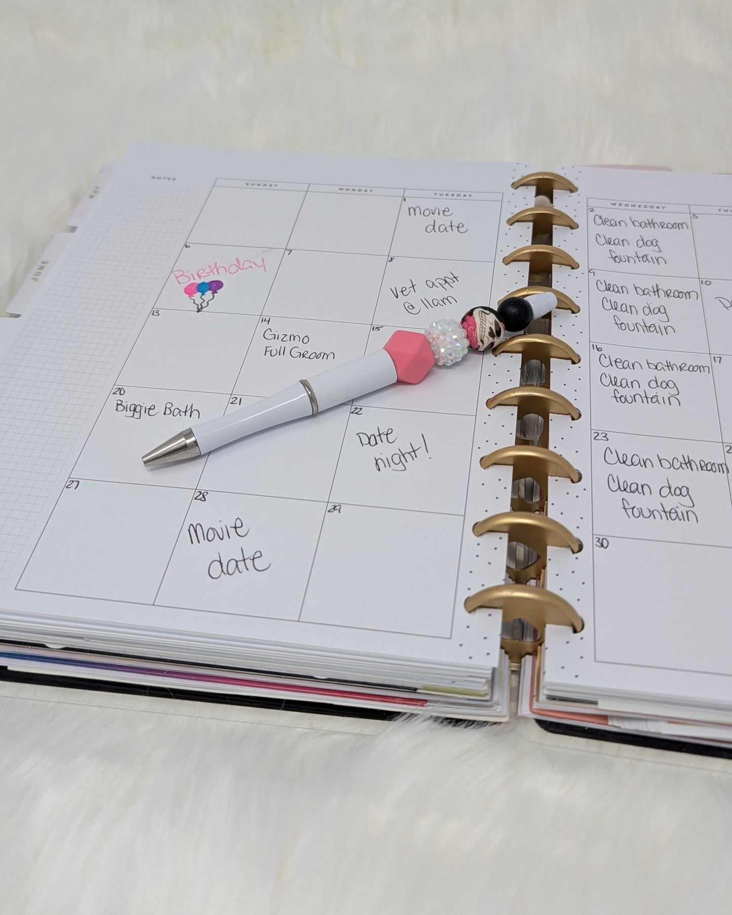 Halloween Beaded Pen Set: Pumpkin, Skull, & Sparkle Novelty Pens