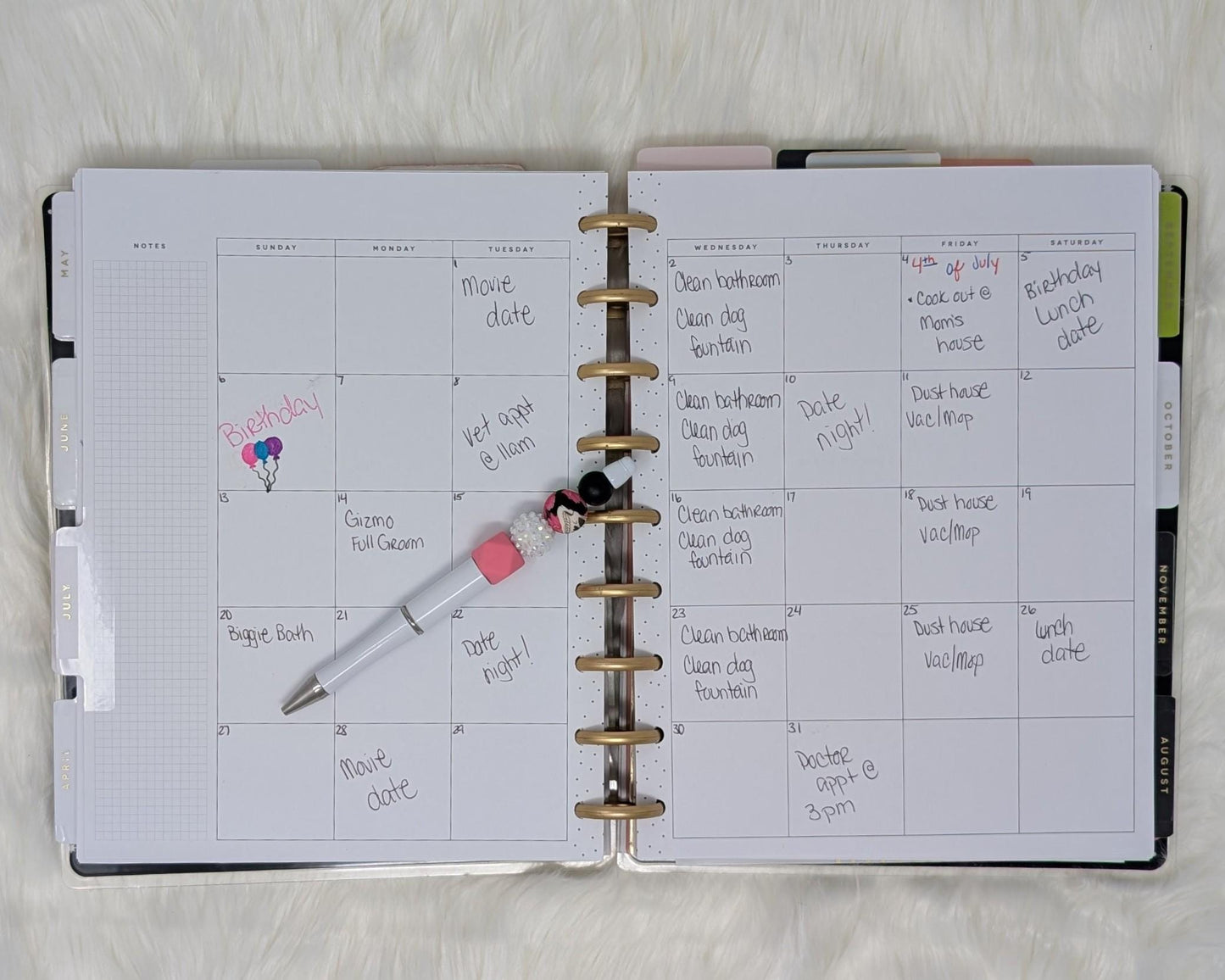 Halloween Beaded Pen Set: Pumpkin, Skull, & Sparkle Novelty Pens