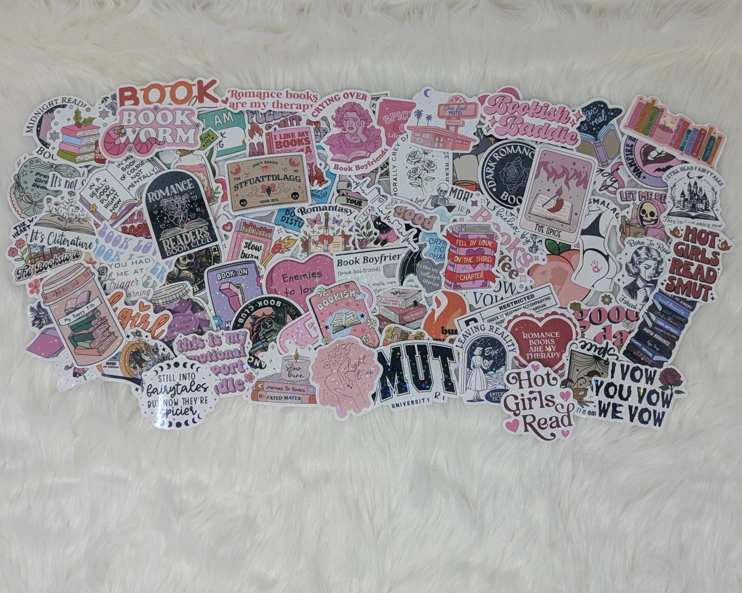 Mystery Bookish Sticker Pack: Fourth Wing, Witchy, Dark Romance Themes