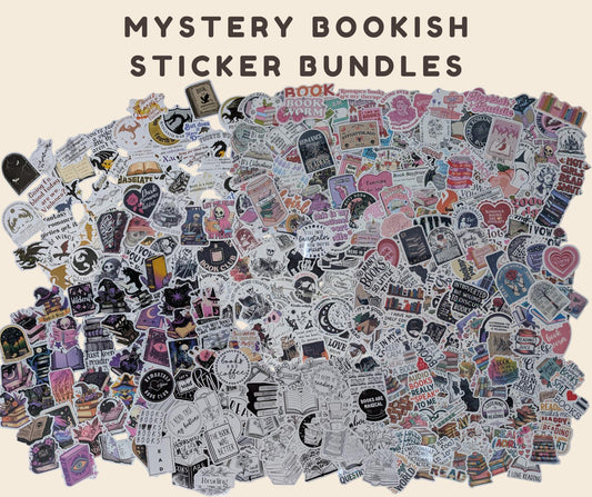 Mystery Bookish Sticker Pack: Fourth Wing, Witchy, Dark Romance Themes