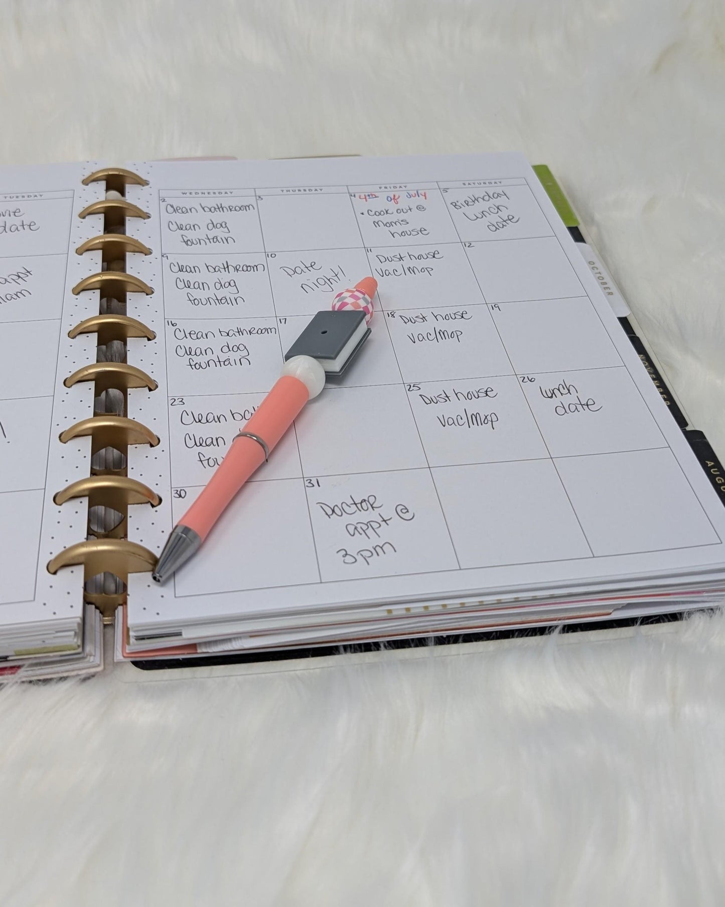 Handmade Beaded Ballpoint Pen: Refillable Stationery Gift