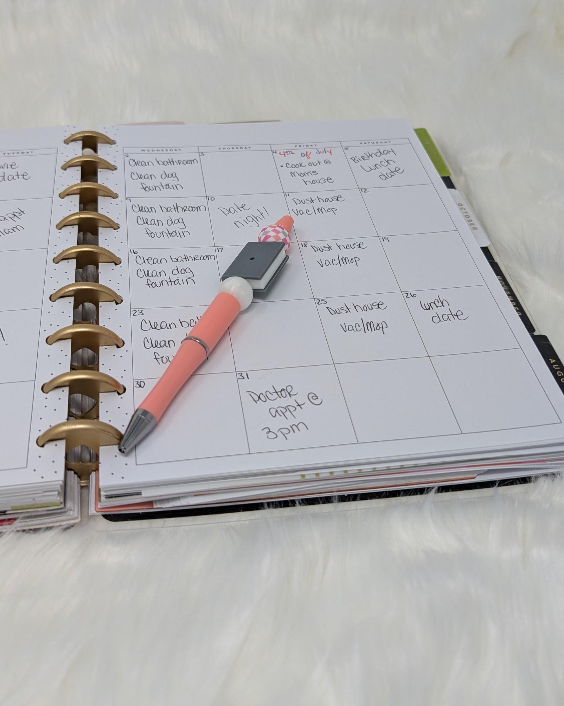 Handmade Beaded Ballpoint Pen: Refillable Stationery Gift