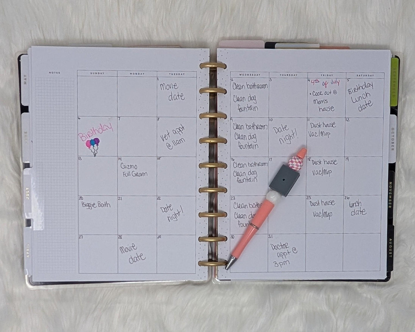 Handmade Beaded Ballpoint Pen: Refillable Stationery Gift