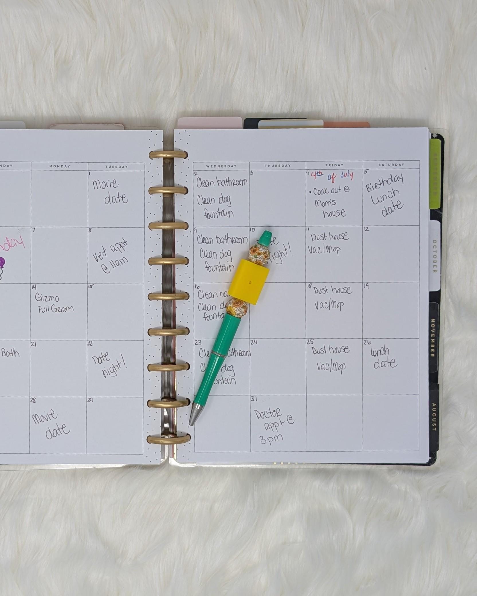 Handmade Beaded Ballpoint Pen: Refillable Stationery Gift