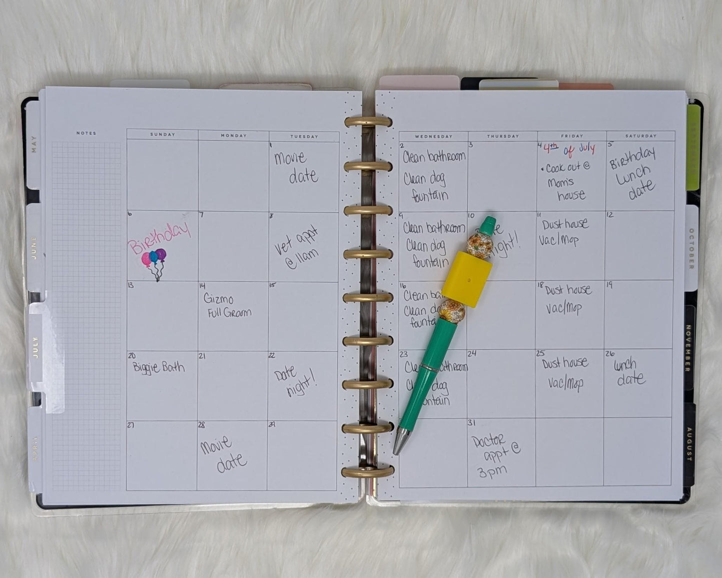 Handmade Beaded Ballpoint Pen: Refillable Stationery Gift