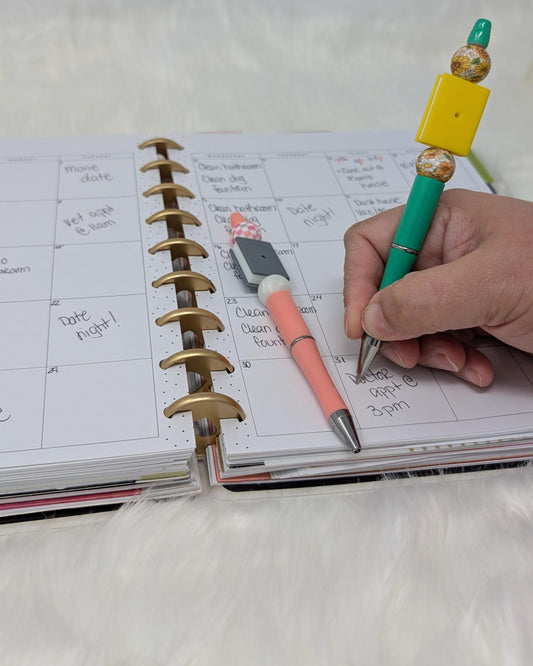 Handmade Beaded Ballpoint Pen: Refillable Stationery Gift