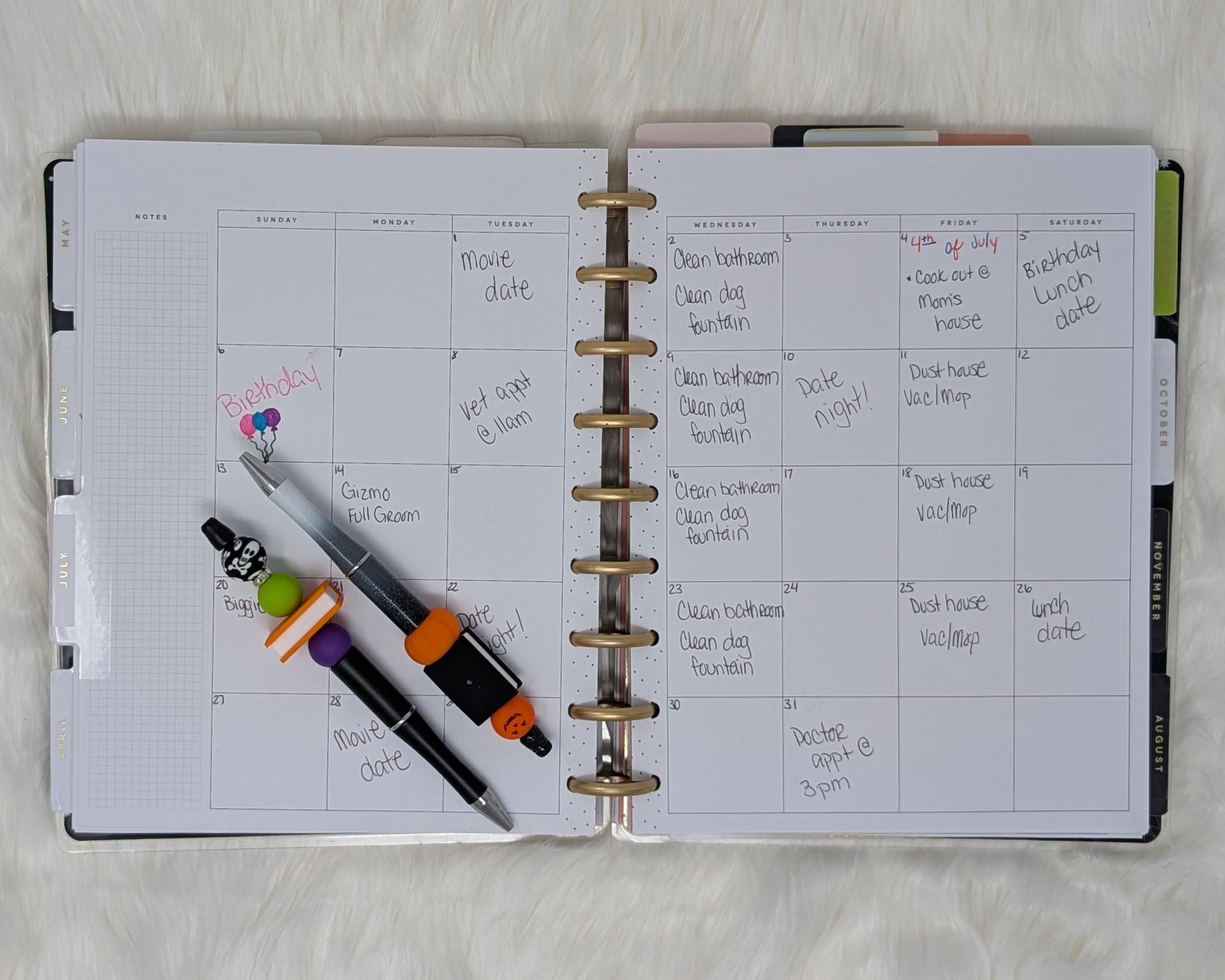 Halloween Pens: Fun Pumpkin, Skull, Witch Toppers - Spooky Stationery