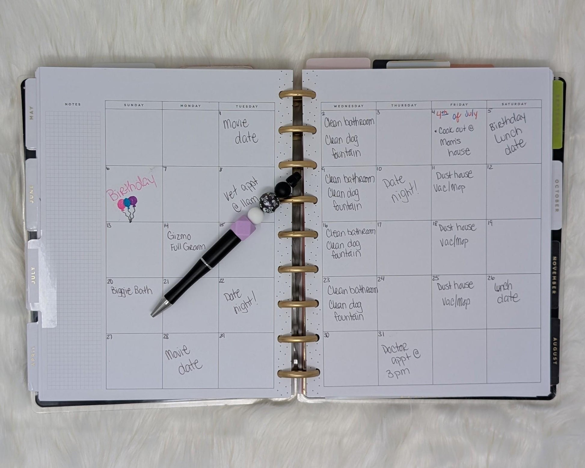 Halloween Beaded Pen Set: Pumpkin, Skull, & Sparkle Novelty Pens