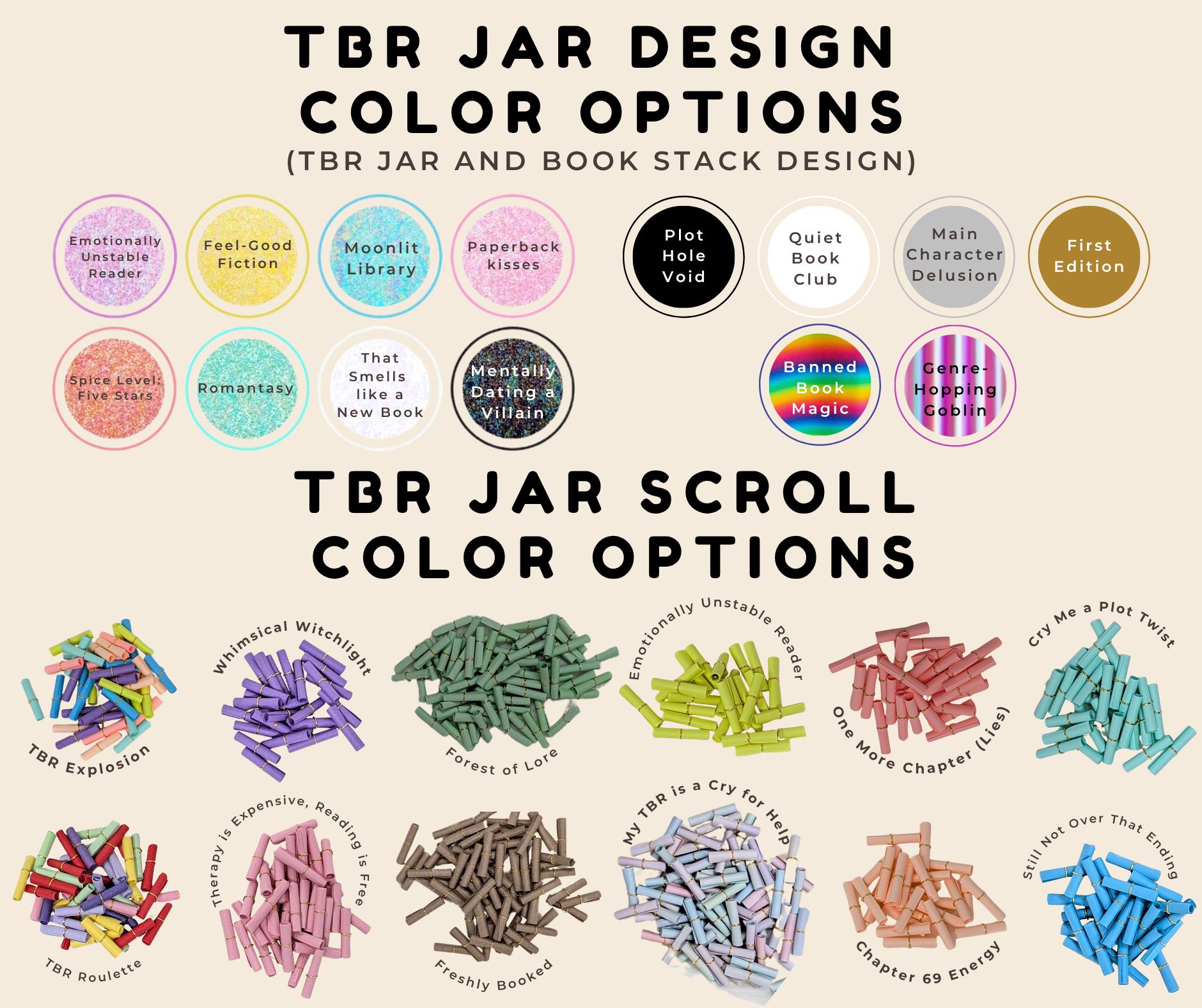 Customizable TBR Jar: Bookish Gift for Readers, Personalized Book Tracker
