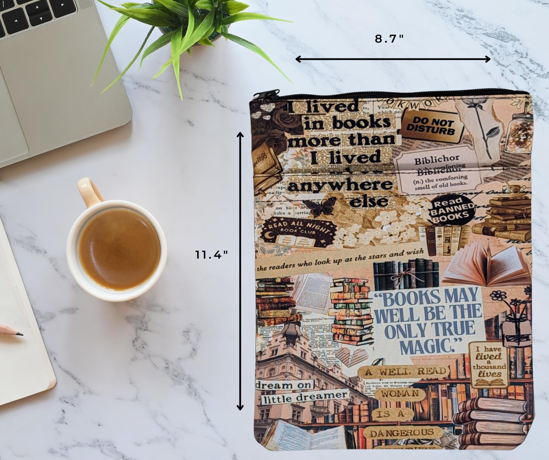 Book Lover Gift Set: Book Sleeve, Cup, Bookmarks & Accessories