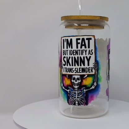 Hilarious Skeleton Glass Tumbler Set – Quirky Drinkware for Every Occasion